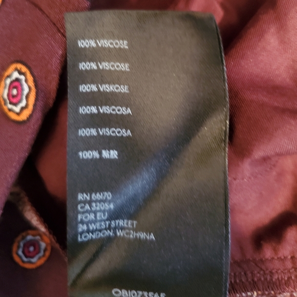 NWT Anthropologie Marsden Wide Leg Pants Office size 4 color Geo Print - Picture 10 of 10